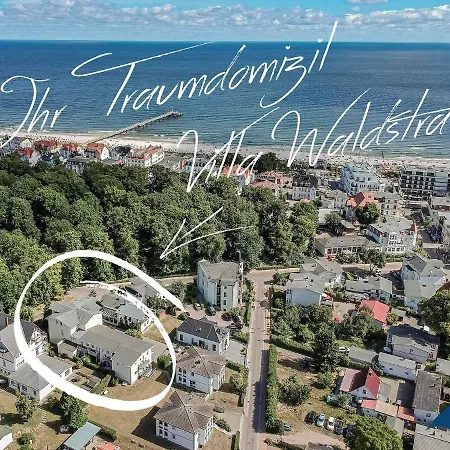 Ferienvilla Waldstrasse Whg 16 * Heringsdorf (Usedom)